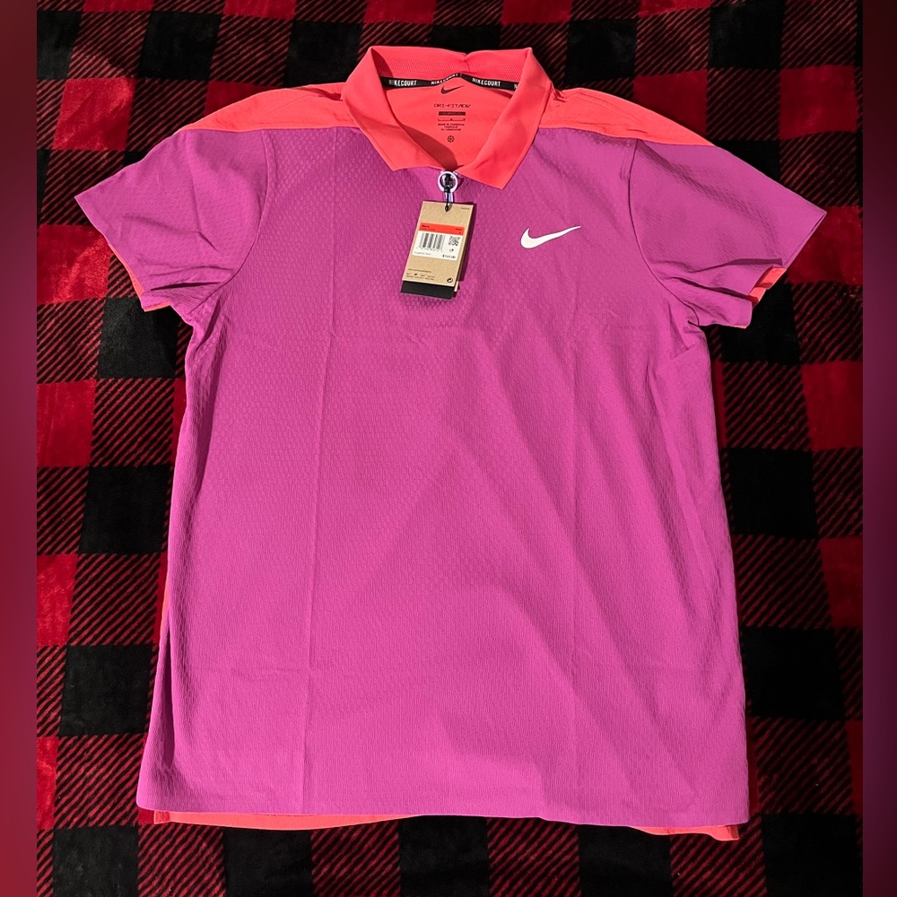 Nike Court Slam Ultimate Men's Dri-FIT ADV Tennis Polo Sz L